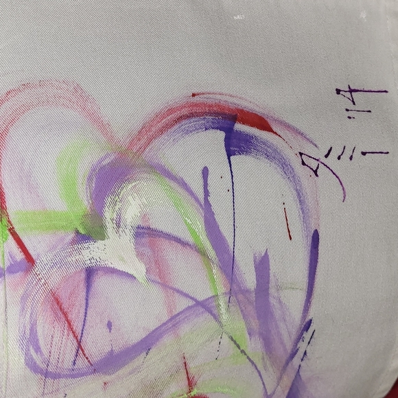 🎉💜HP💜🎉Custom Painted Wearable Art Apron #1410 - Picture 4 of 8